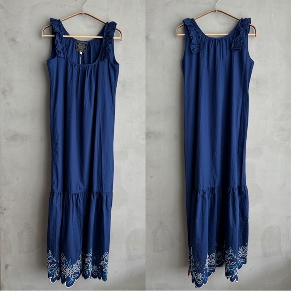 JOHNNY WAS Yoko Eyelet Maxi Dress - Picture 5 of 15